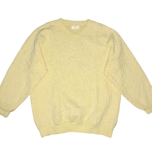 Vintage diseñador marca japonesa Ancy sudadera tamaño L
