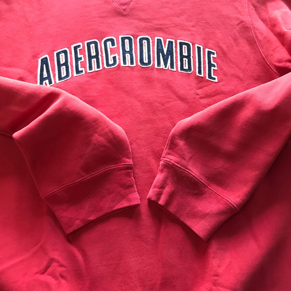 Vintage Abercrombie & Fitch embroidery Sweatshirt M size Etsy
