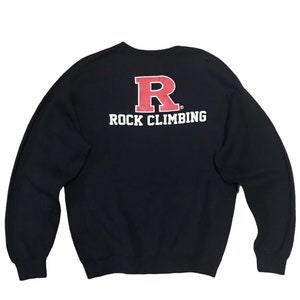 Vintage Rutgers University Rock Climbing team sportswear crewneck sweatshirt M size