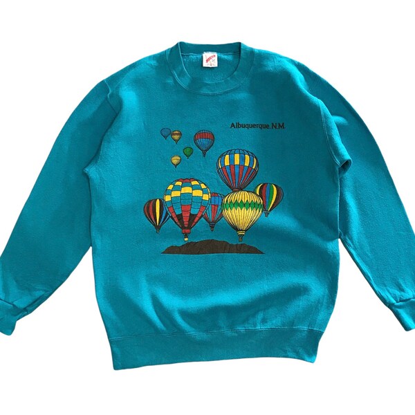 Vintage 90s Art Albuquerque New Mexico crewneck sweatshirt M-L size