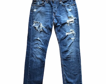 Levi's 511 Distressed Denim jeans size 32 (manual 33)