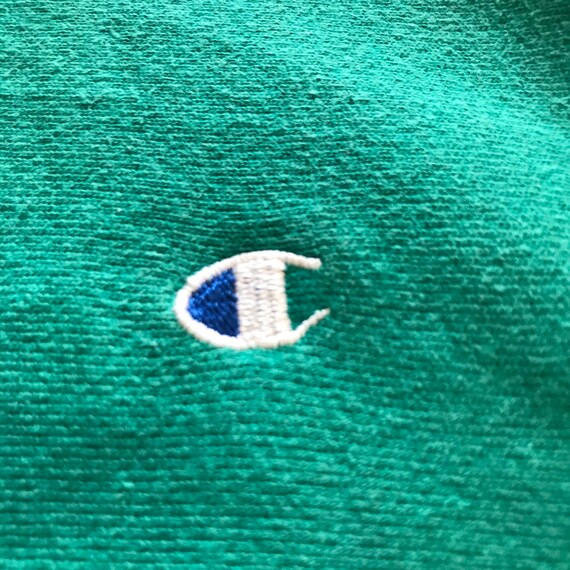 Vintage 90s Champion Reverse Weave basic logo bag… - image 4