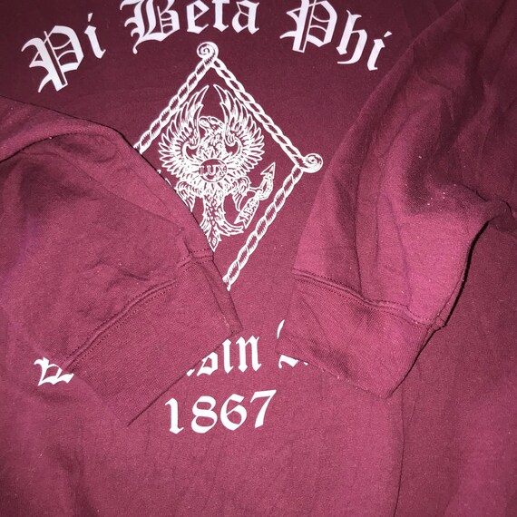 Vintage College Pi Beta Phi Wisconsin Alpha crewn… - image 4