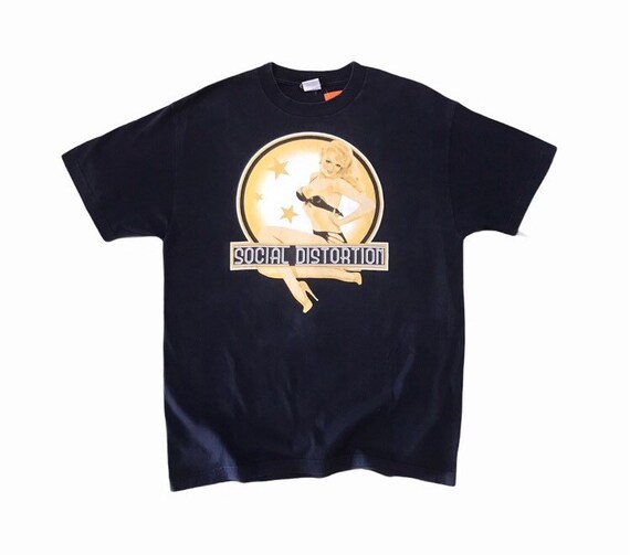 Vintage Sosial distortion Band tee L size