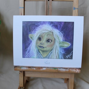 SALE - Artprint // DEET - The Dark Crystal - Age of Resistance // Painting Pastel Chalk Fanart - SMALL // made by KayARTWORK
