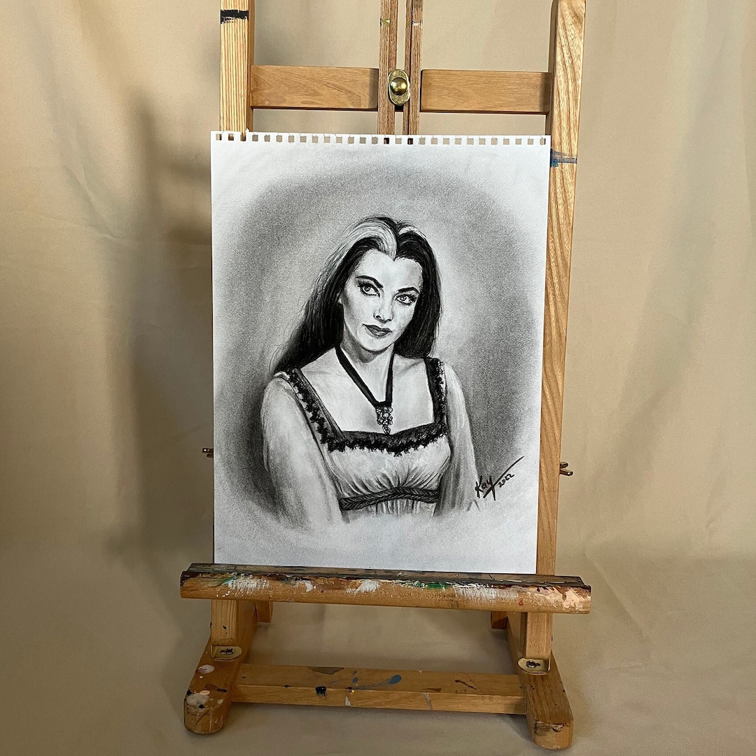 ORIGINAL Drawing // LILY MUNSTER the Munsters Herman Hollywood Classic