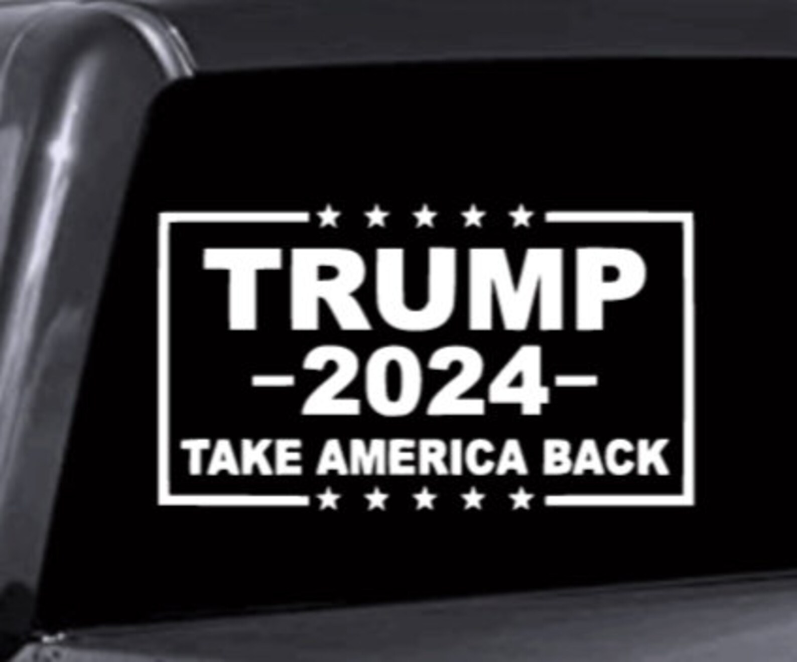 Trump 2024 Take America Back Permanent Vinyl Decal Etsy