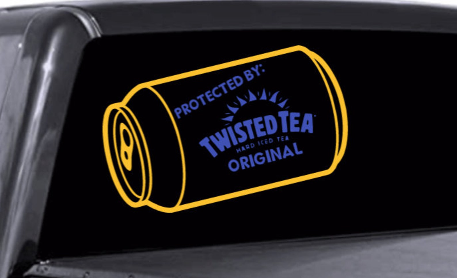 Protected By Twisted Tea Permanent Vinyl Decal Etsy