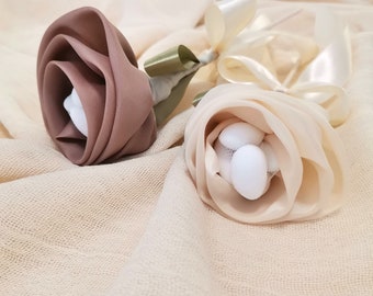 Rose Hochzeit Gastgeschenke / Taufe Bonboniere / Dankeschön Favor / Griechische Hochzeit / 10 Stück für Geschenk