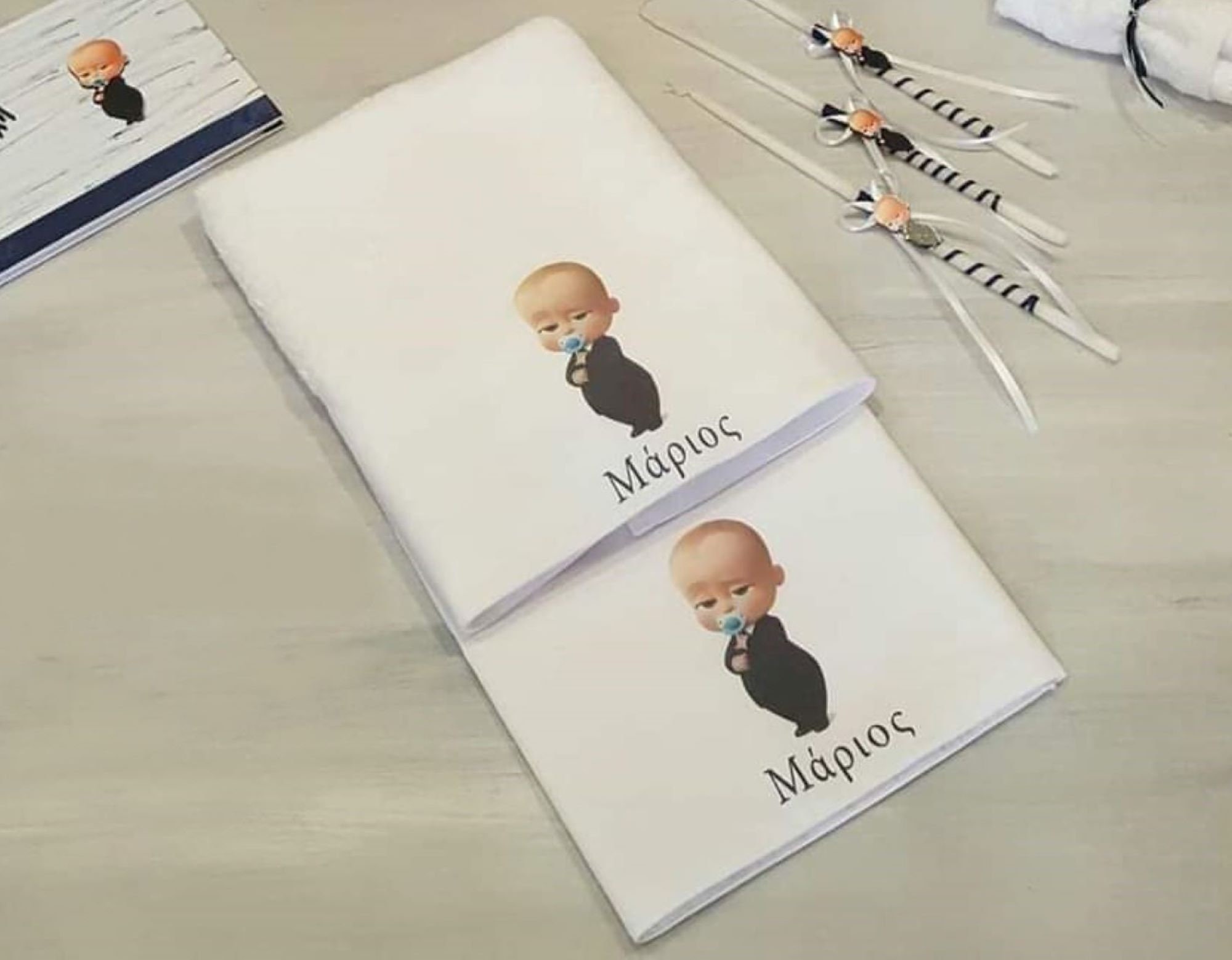 Baby Boss Baptism Set / Set Baptism for Baby Boy / Orthodox Etsy UK