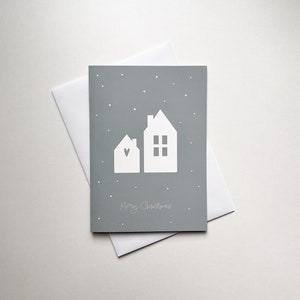 Tarjeta navideña "Feliz Navidad" con sobre