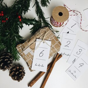 Adventskalender Zahlen zum Ausdrucken | PDF
