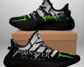 monster energy yeezys
