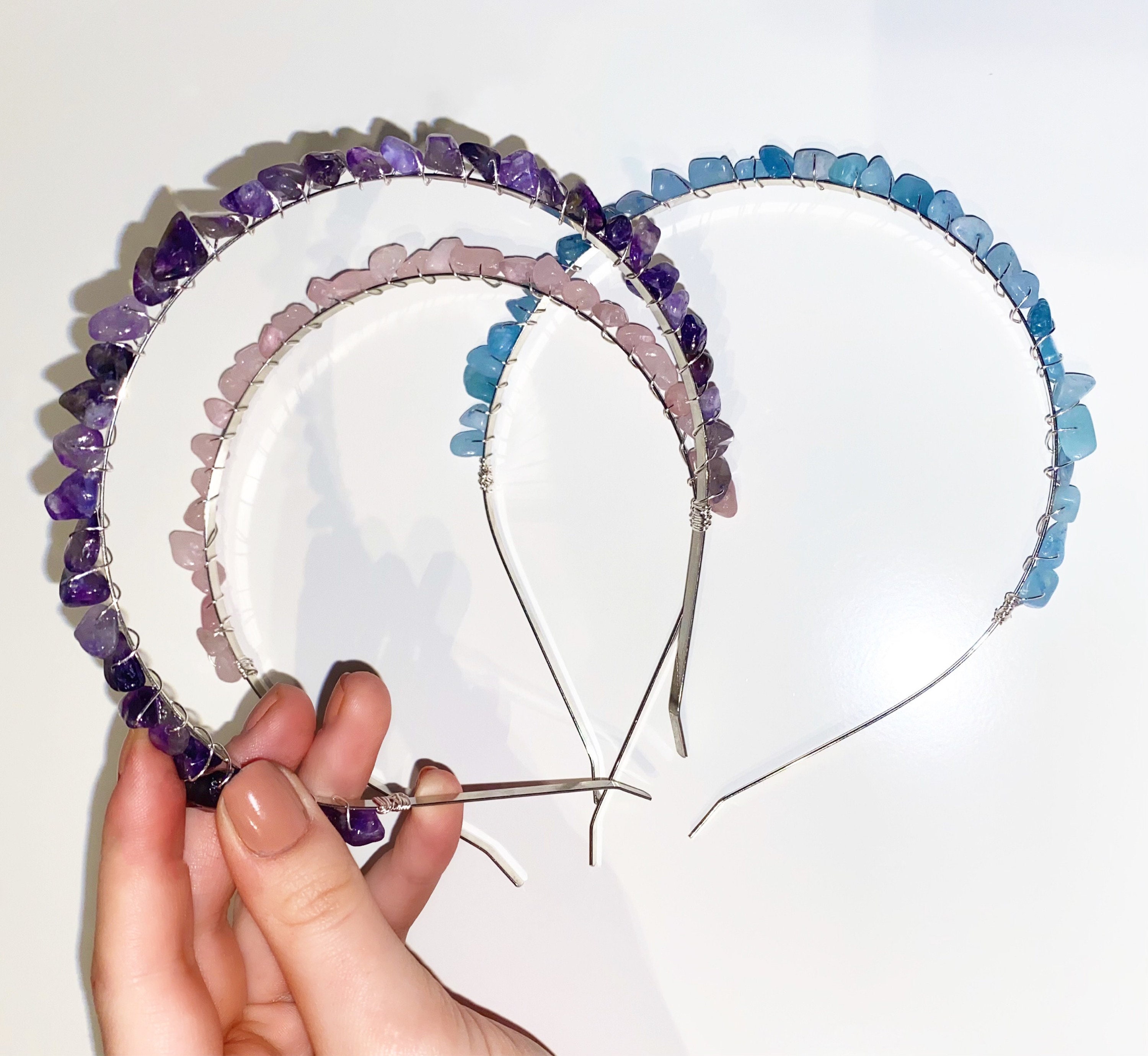 Crystal headband Etsy