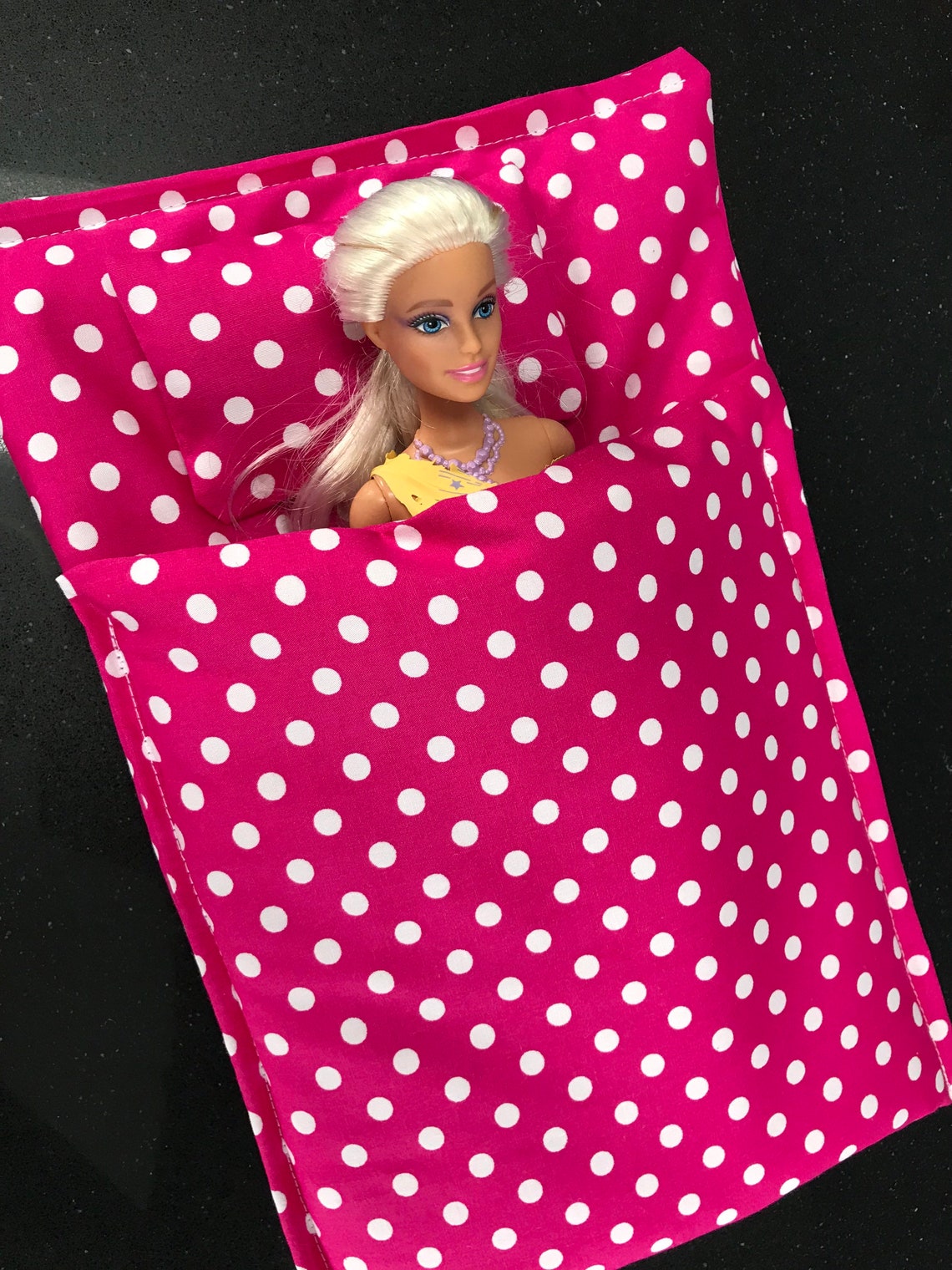 Dolls sleeping bag Barbie sleeping bag 12 inch doll handmade Etsy