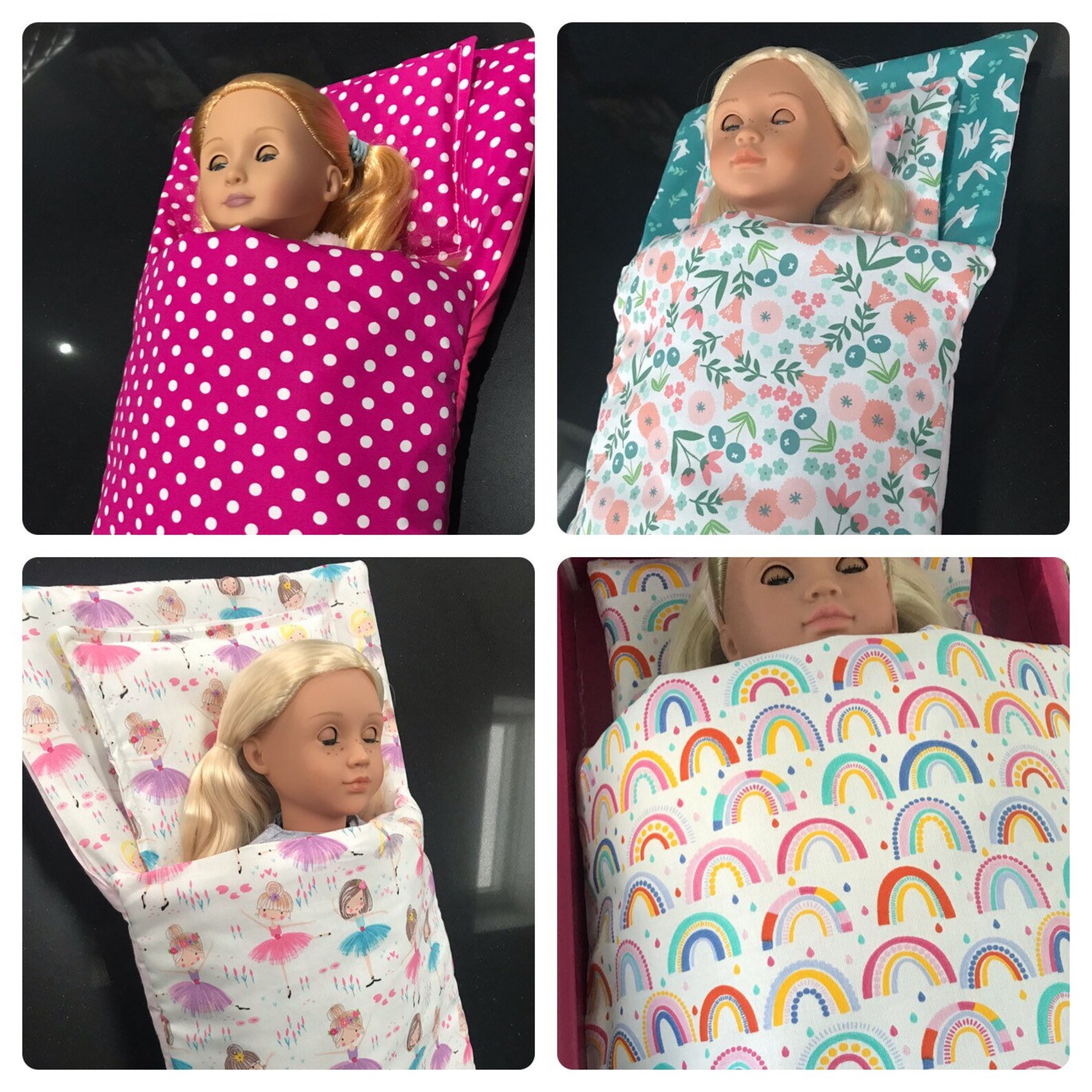 Dolls sleeping bag bedding for 18 inch doll our generation Etsy