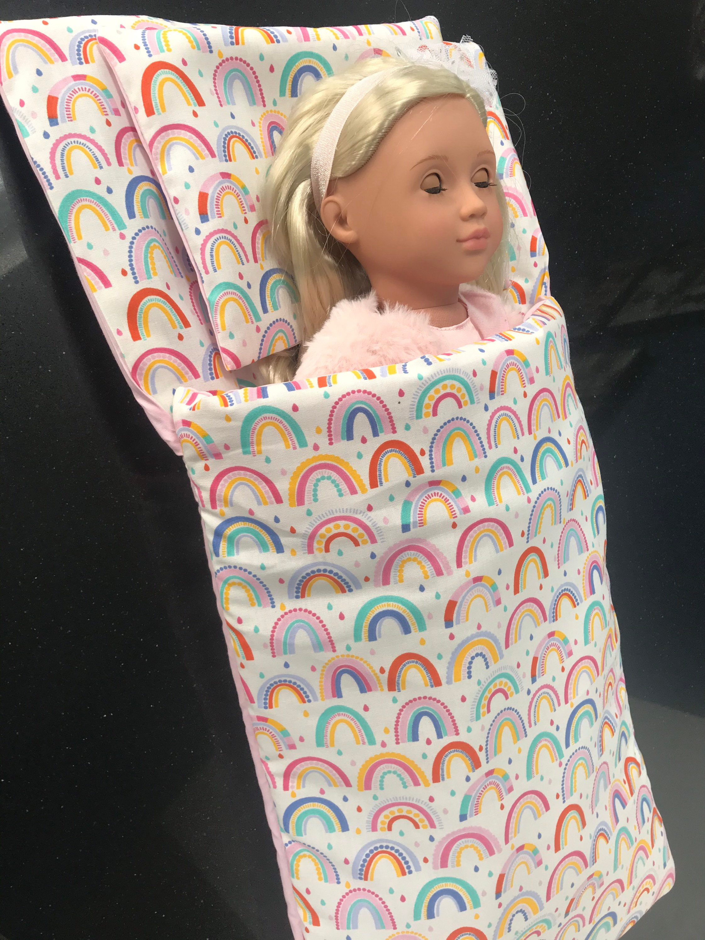 Dolls sleeping bag bedding for 18 inch doll our generation Etsy