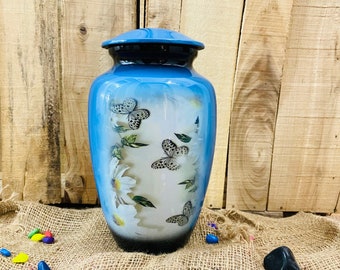 Urn for human ashes, Cremation Urns for Adults, Urns for Human Ashes Full Size, Butterfly Adult Urn, Cremation Urns, Urns for Human Ashes