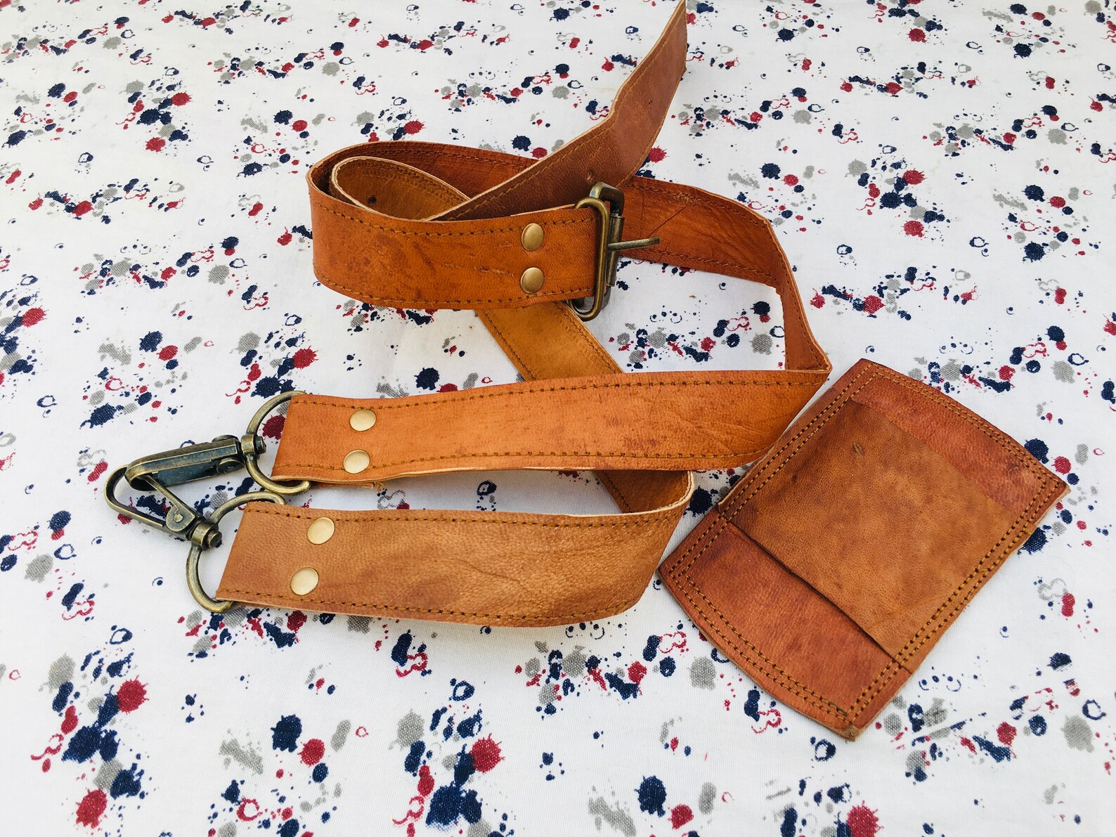 Leather bag strap leather duffle bag strap messenger bag strap Etsy