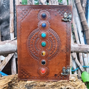 Leather Journal, Book Of Shadows, Spell Book, Leather Grimoire, Personalized Journal, Lock Journal, Leather Diary, Note Book Journal, Books