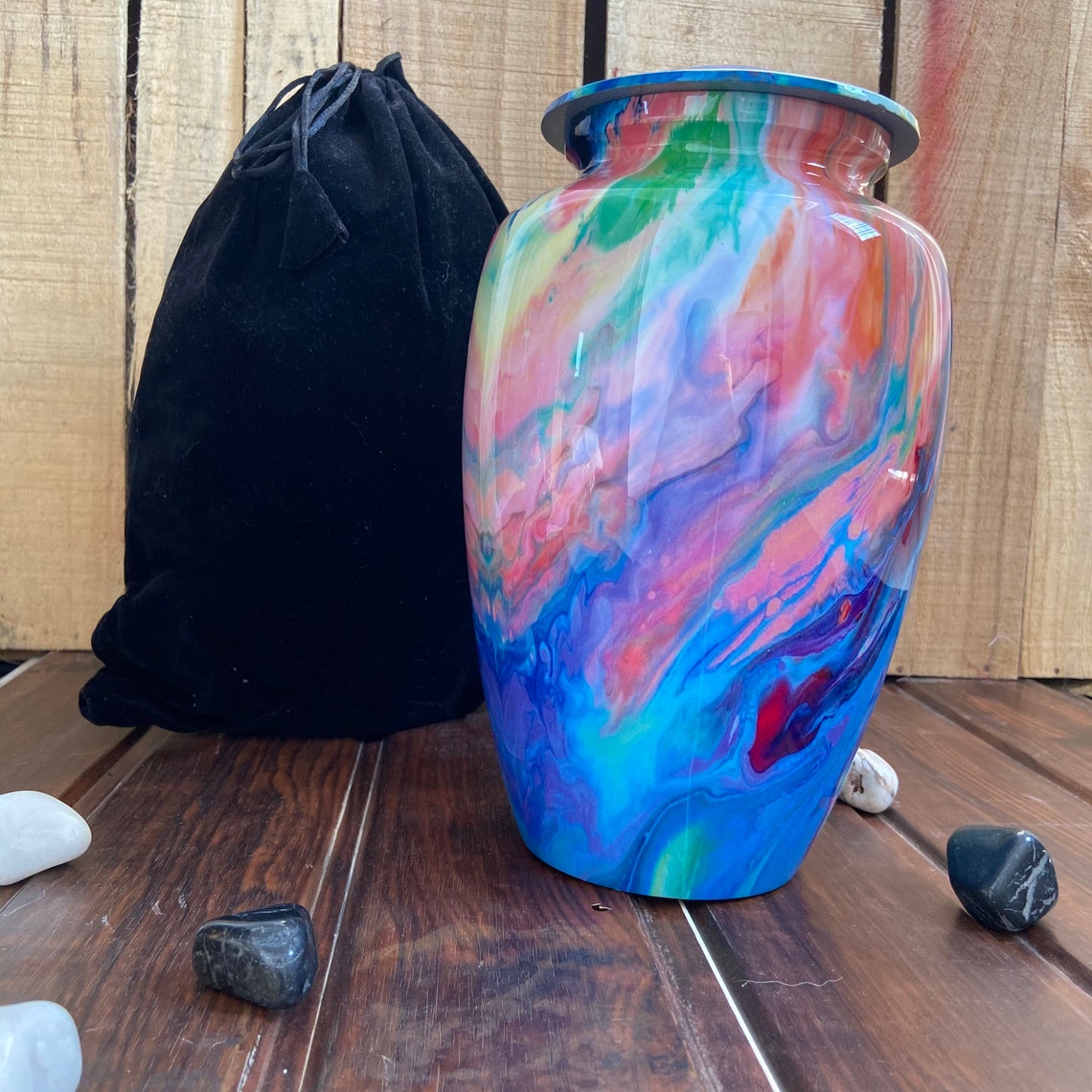 Urns for Human Ashes Tie Dye Urn Urns for Human Ashes Full Etsy