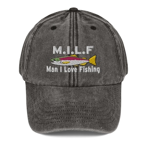 Vintage Funny Fishing Hat Mens humor trucker hat Wanted Women to cook  Boating
