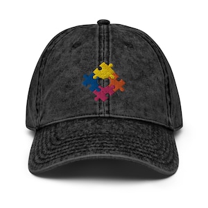 Autism embroidered Vintage Cotton Twill Cap, I have autism Hat,  Autism Awarness Hat