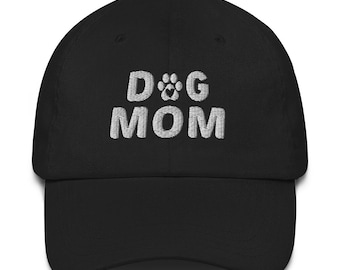 Dog Mom Hat (Chapeau de papa brodé), Dog Mom Cap