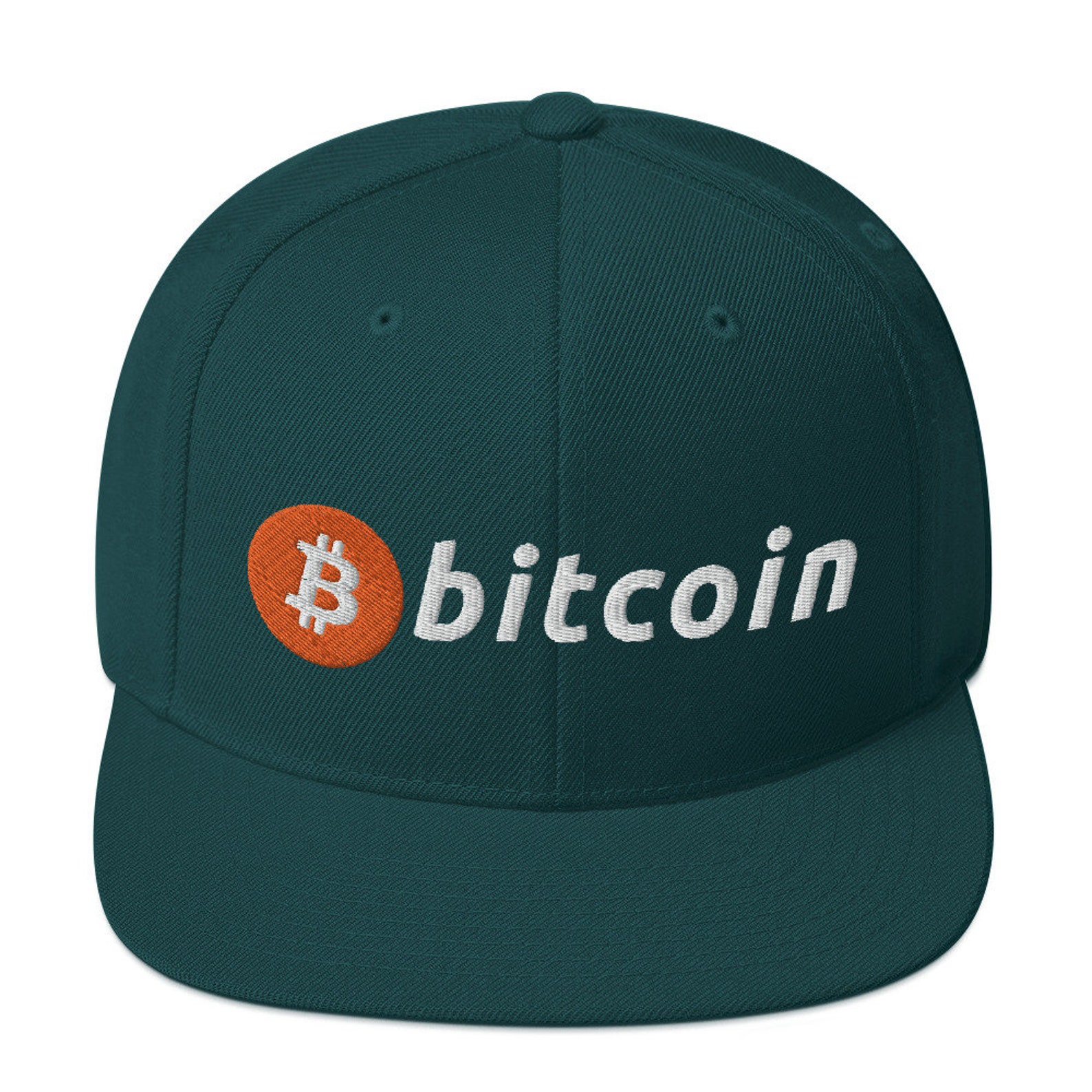 Curved Bill Trucker Cap Bitcoin BTC Embroidered Baseball Cap - Adjustable  Washed Cotton Dad Hat For Men Bitcoin Sticker