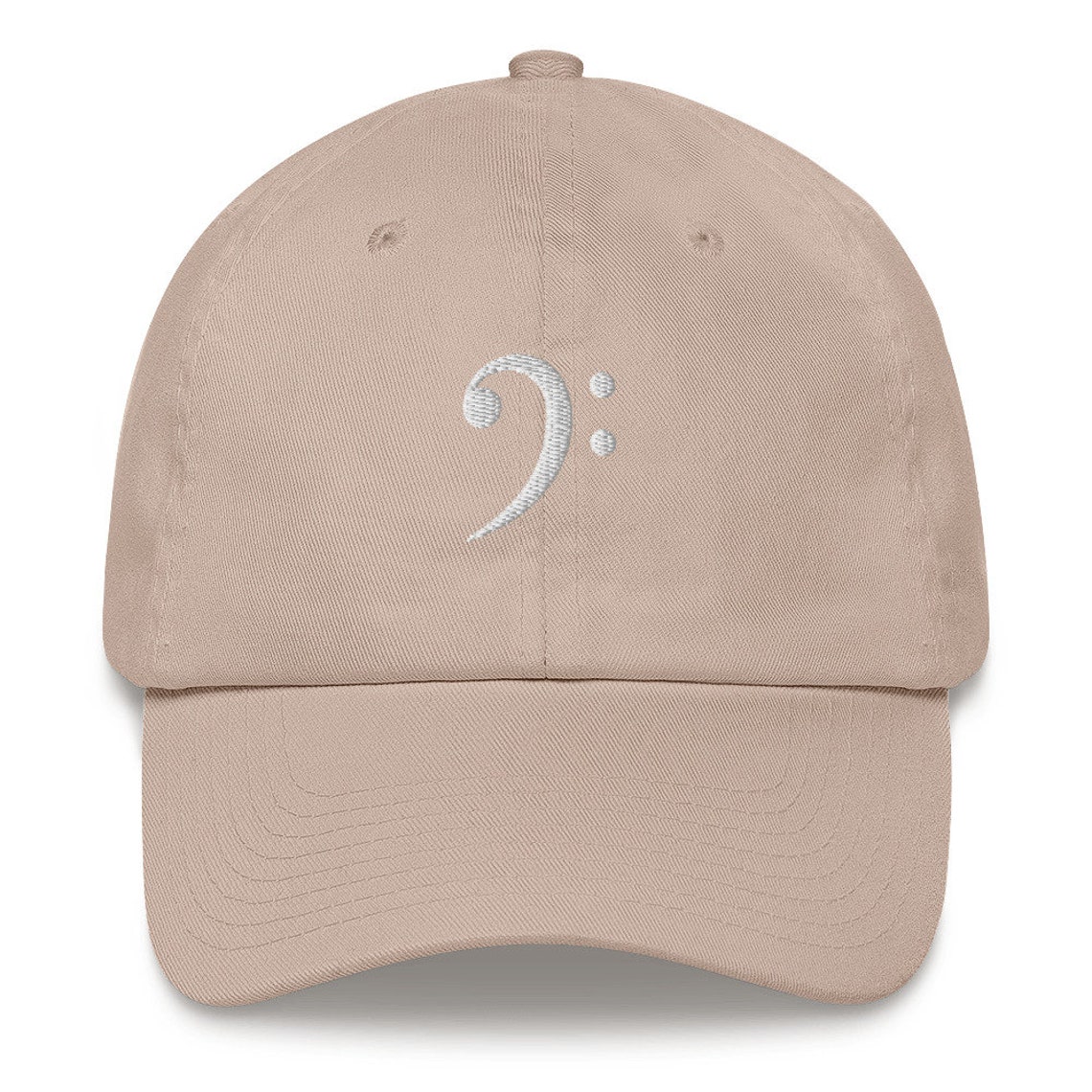 Music Notes Hat (embroidered Dad Hat), Bass Clef Hat, Music Symbol Cap ...