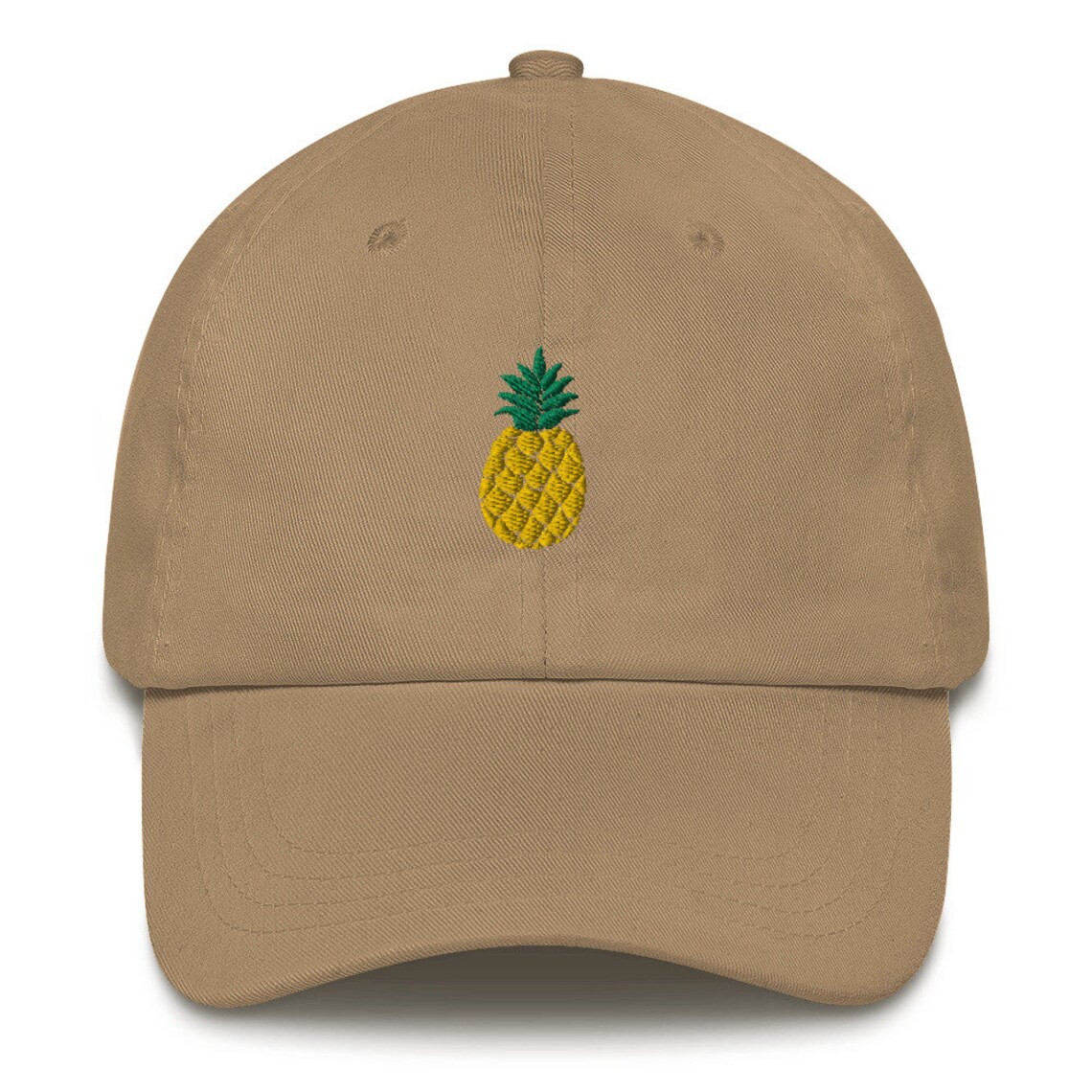 PINEAPPLE Hat Embroidered Dad hat Tropical Beach Fruit Etsy