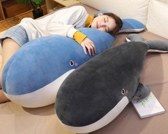large stuffed whale