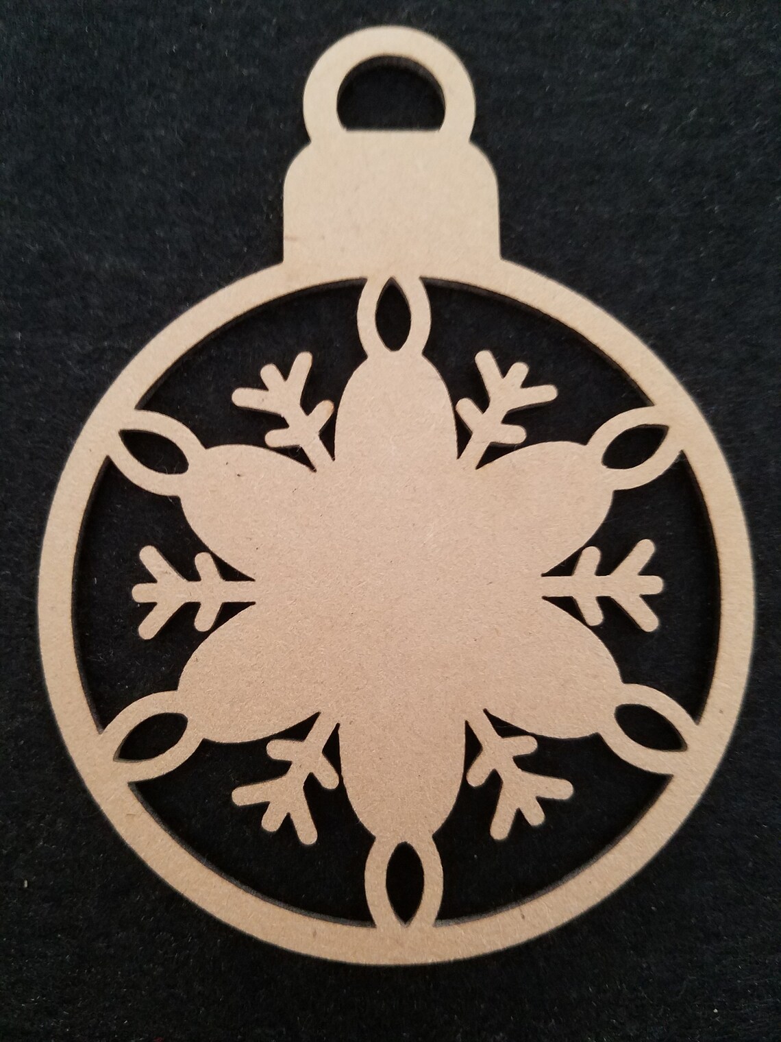 Laser Cut Christmas Ornaments Round Set 1 Etsy Canada