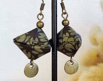 Origami earrings