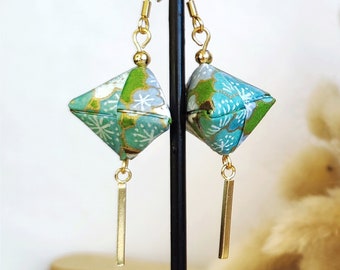 Origami earrings