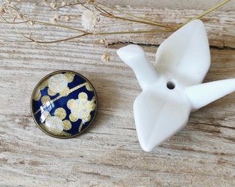 Japanese paper brooch