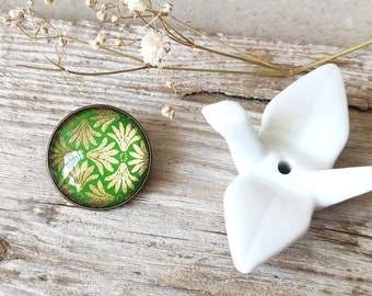 Japanese paper brooch