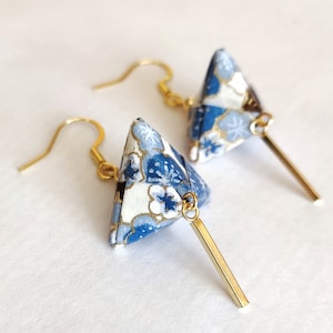 Origami earrings