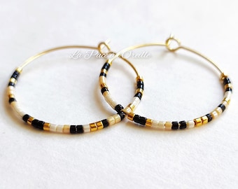 Miyuki pearl creoles