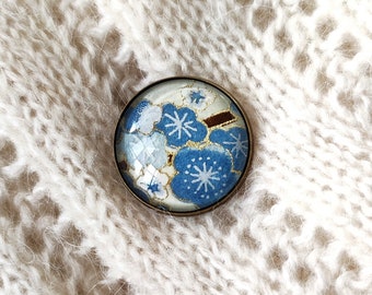 Broche papier japonais