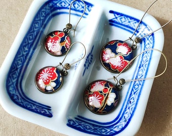 Minimalist Japanese paper earrings