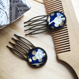 Small Japanese paper hair combs