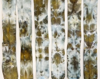 Hand Dyed Bamboo Socks (adult size 11-13)