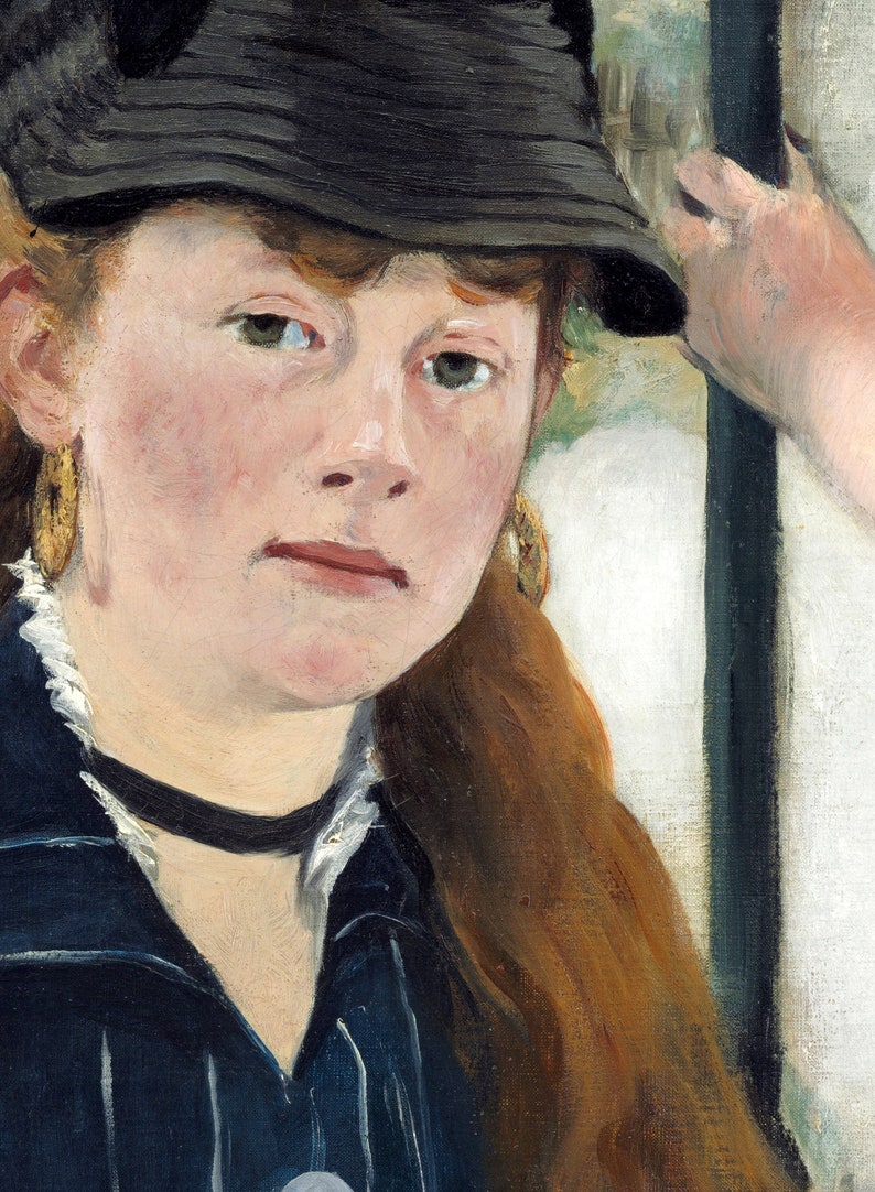 Edouard Manet the Railway Printable Reproduction Poster, National ...