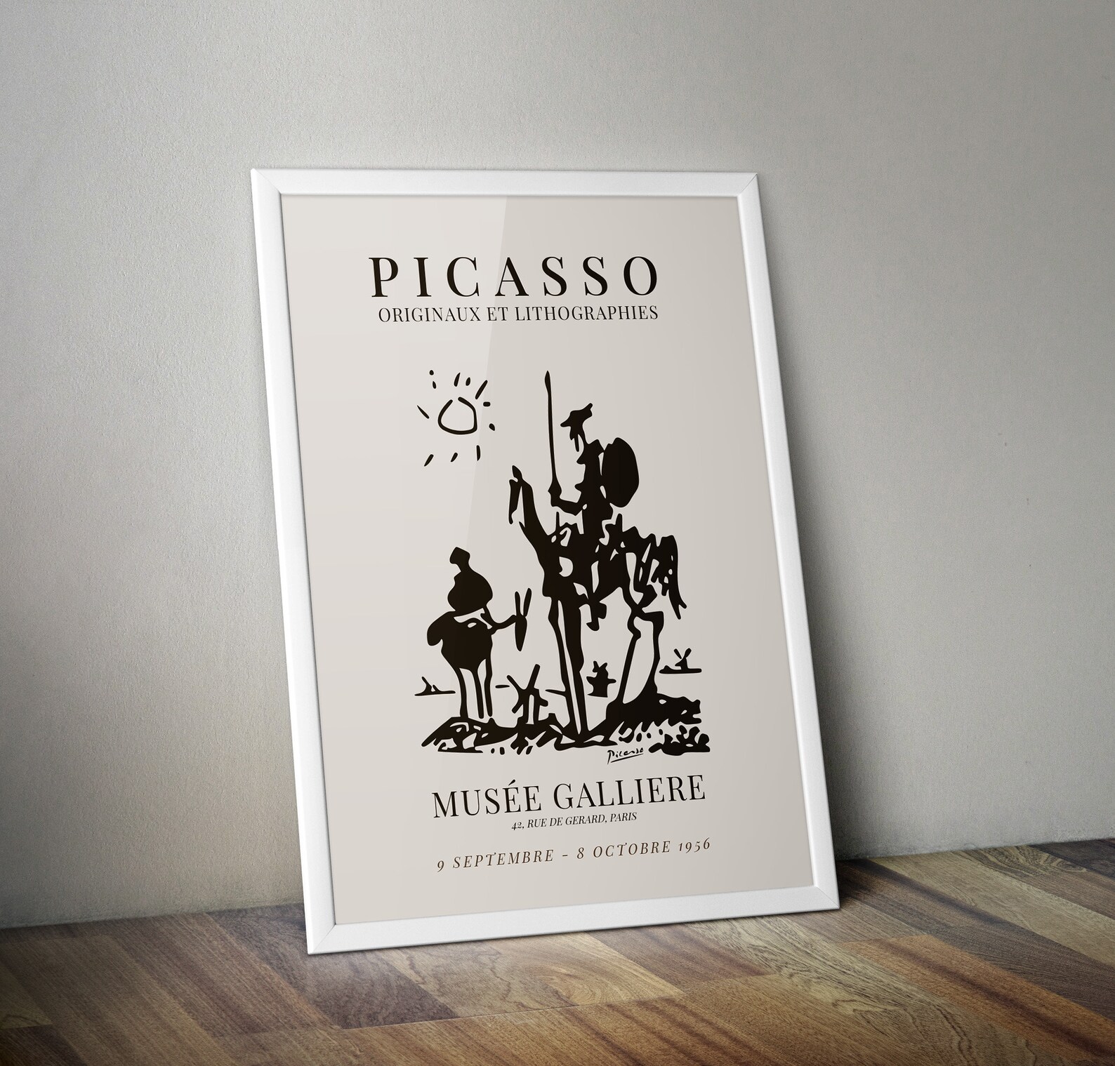 Picasso Don Quixote Printable Poster Wall Art Digital - Etsy