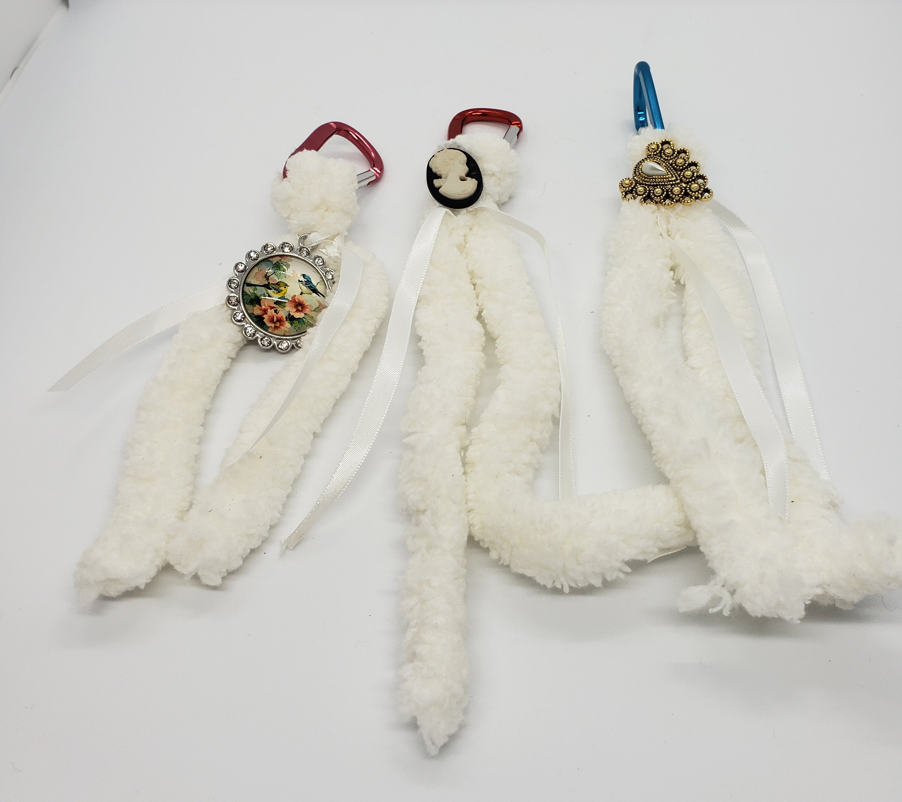 Chunky Yarn Key Ring Yarn Keychain Charm Keychain Handmade Etsy