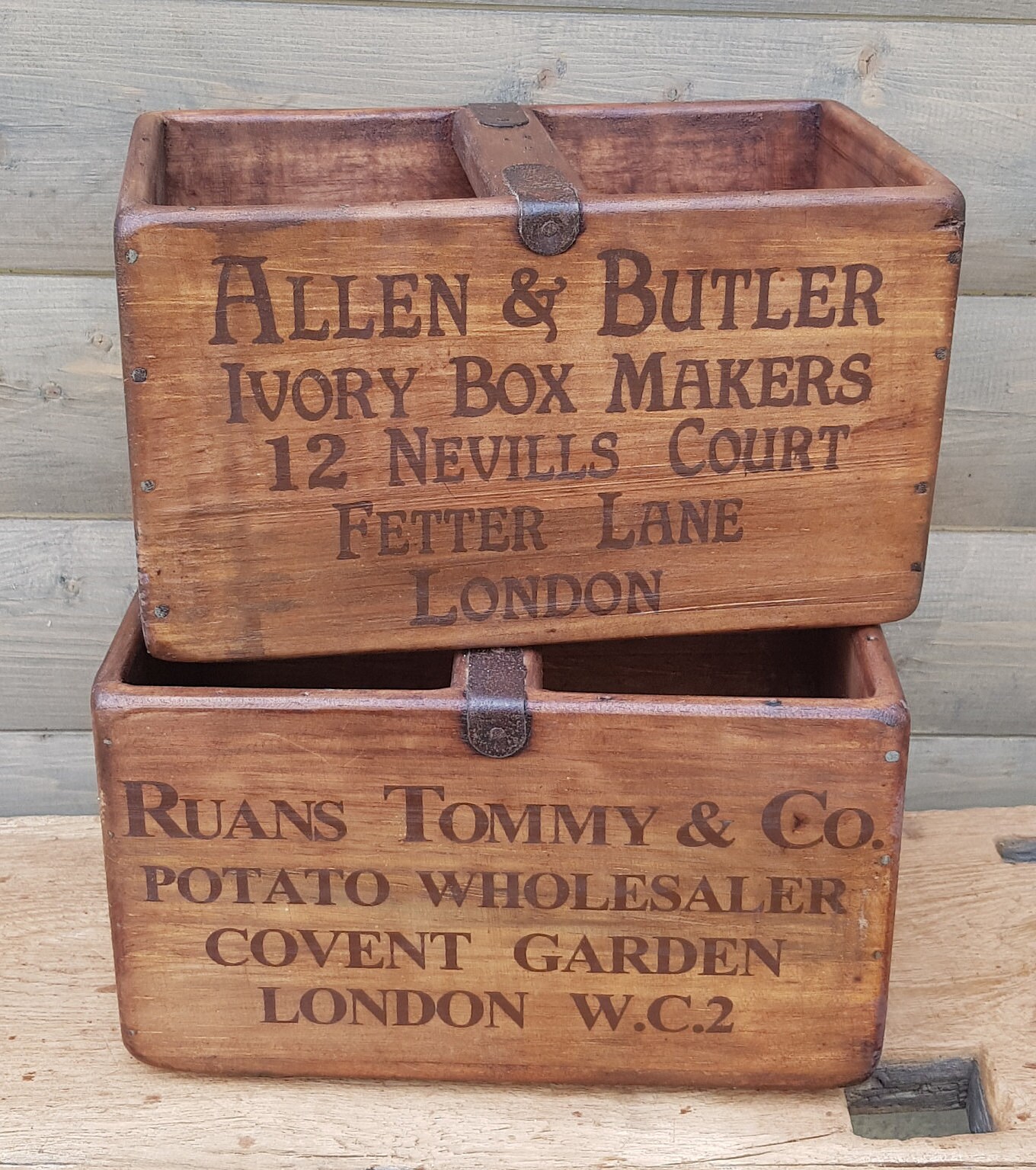 Vintage Medium storage box Original Rustic store handmade Etsy