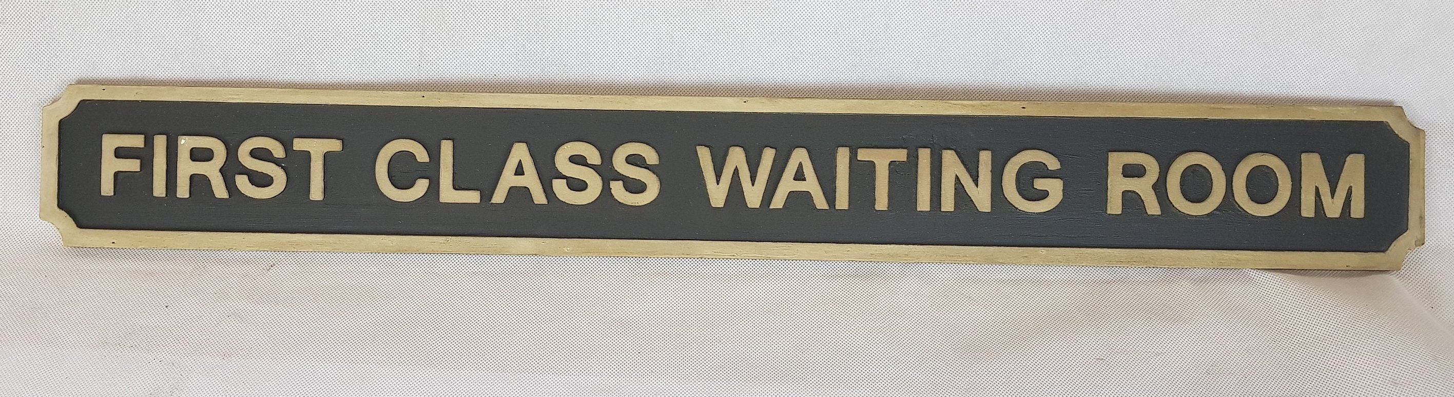 Road Sign First Class Waiting Room Lunatic Asylum Upton Etsy UK