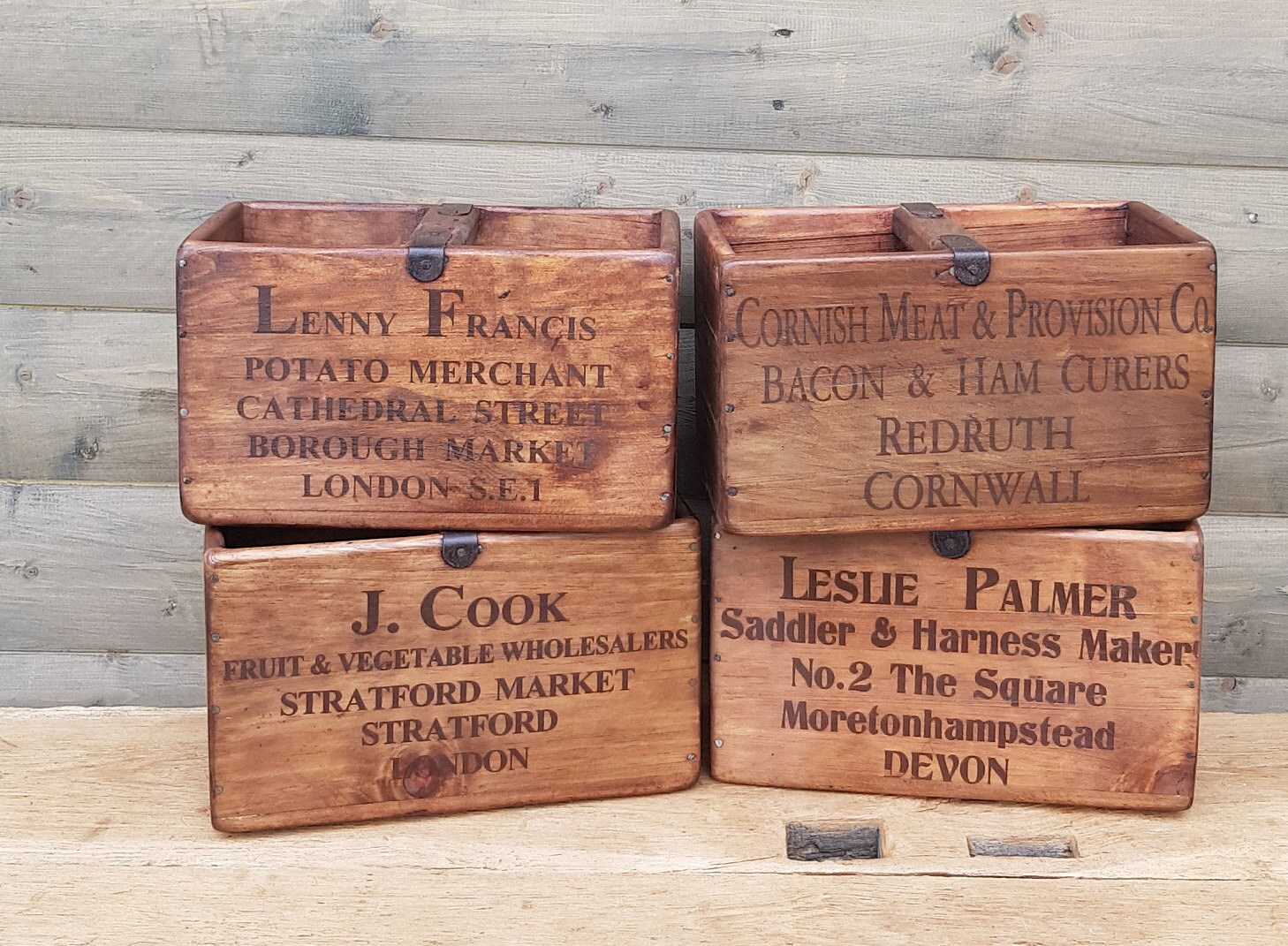 Vintage Medium storage box Original Rustic store handmade Etsy