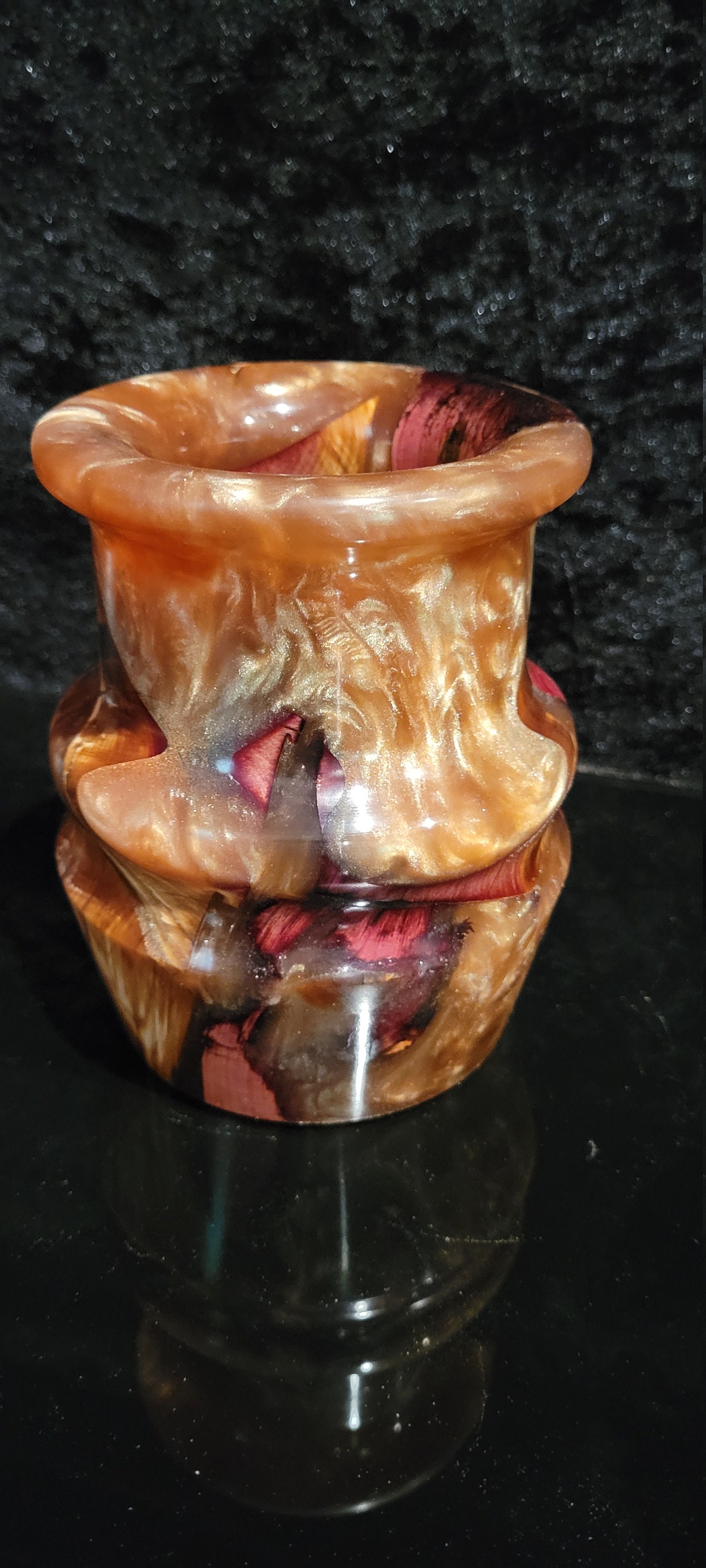 Vase en bois de cèdre et résine époxy / vase végétal / vase Etsy